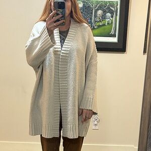 Nile brand cozy oversized knit cardigan